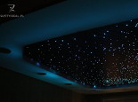Sufit napinany gwieździste niebo z LED oświetleniem